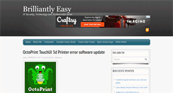 Desktop Screenshot of brilliantlyeasy.com