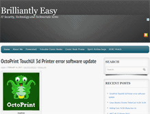 Tablet Screenshot of brilliantlyeasy.com